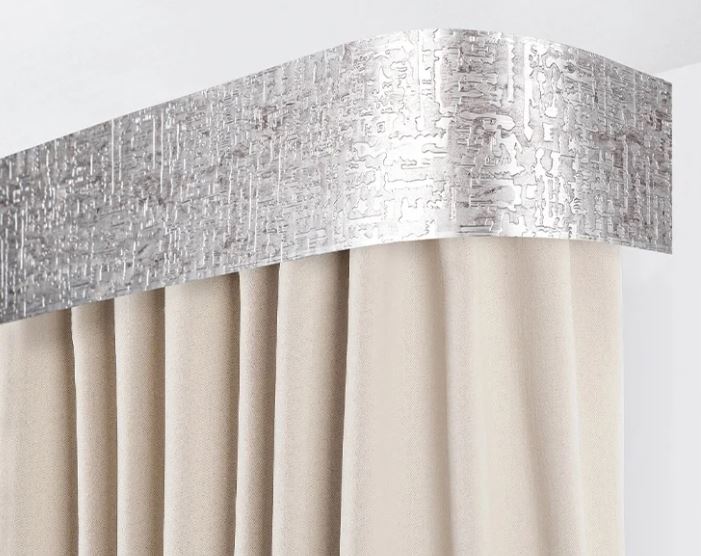 Карниз Бруно 7см с/п 3,0м 2рядный платина (5)