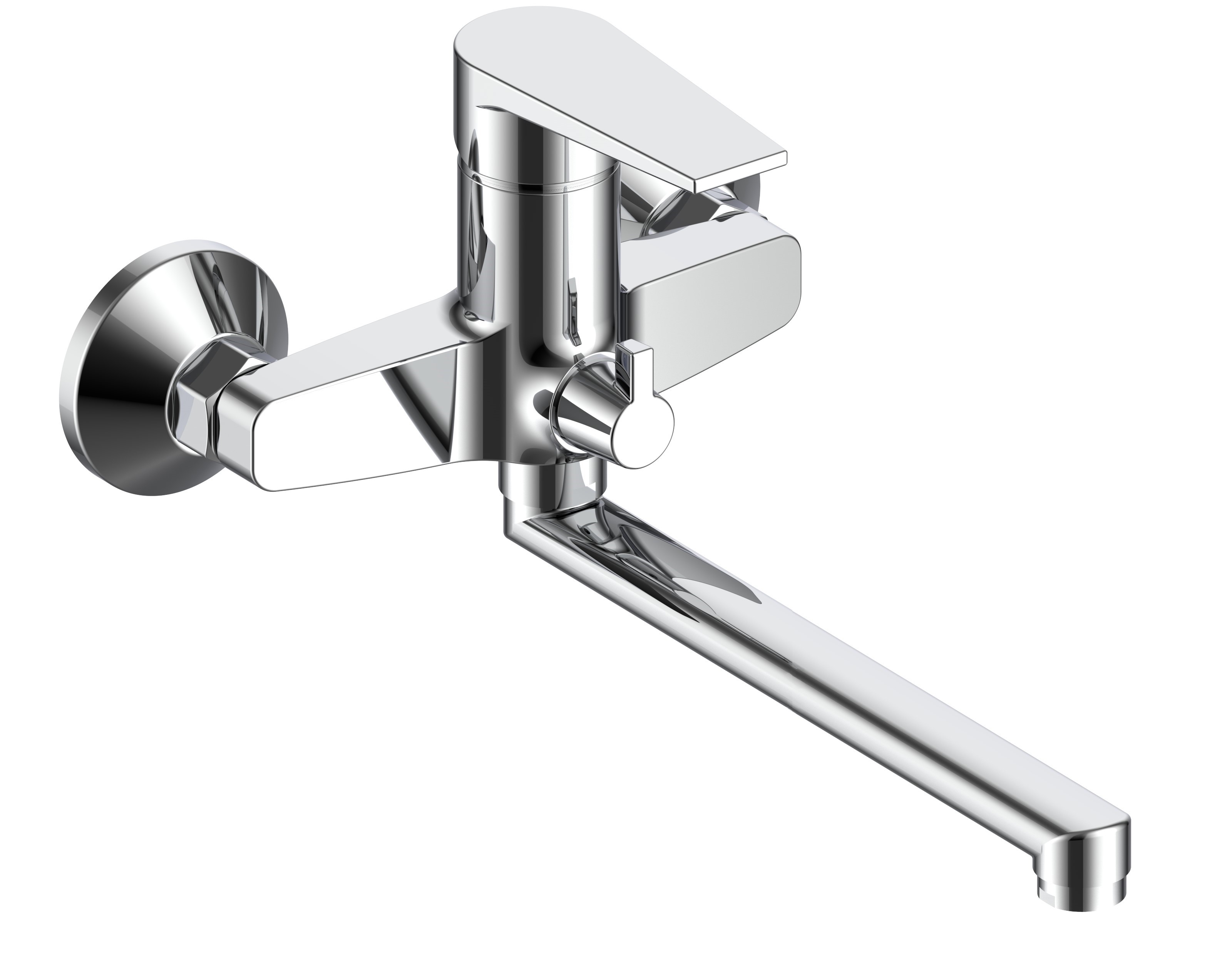 Смеситель Budapest для ванн, излив 220 мм, с акс., арт.BT22