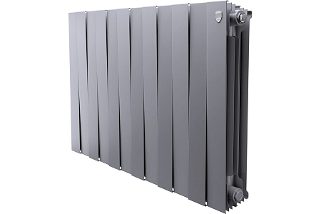 Радиатор биметаллические Royal Thermo PianoForte 500/Silver Satin - 12 секц. (Вт 180)(_1_)