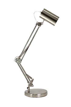 Светильник настольный на основании Ultra Light 60 Вт, 220В, Е27, никель