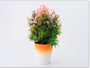 Растение искусственное в кашпо h=27см микс арт.10922-5703 Код269976