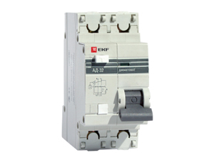 Дифференциальный автомат АД-32 1P+N 20А/30мА (хар C, AC, электрон, защита 270В) 4,5кА EKF PROxim (6)