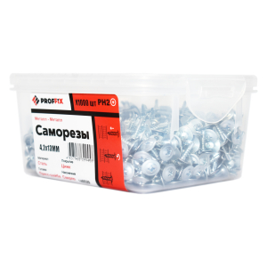 Саморез СММ св 4,2х13 (TWN) (1000 шт) - контейнер PROFFIX