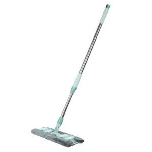 Швабра с насадкой из микрофибры, телескоп. черенок сталь 66-110см, механизм-бабочка, NP-1201