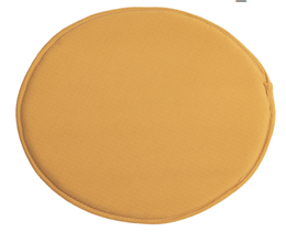 Галета SOFT на табурет круглая 33*33 см Желтая