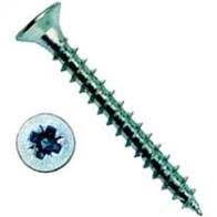 Саморез оконный Daxmer 4,1*35 острый, белый цинк (10) - пакет/10