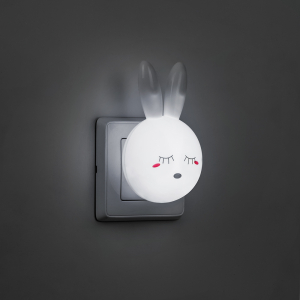 Светильник-ночник "зайчик" 4LED 1W 220V белый , FN1168(_100_)