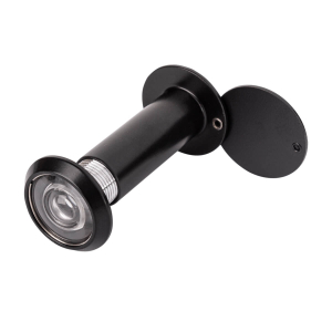 Глазок дверной MARLOK ГДШ-1 (ЦАМ) 55-85 мм, d=16 мм, 200° BL (черный) (100)