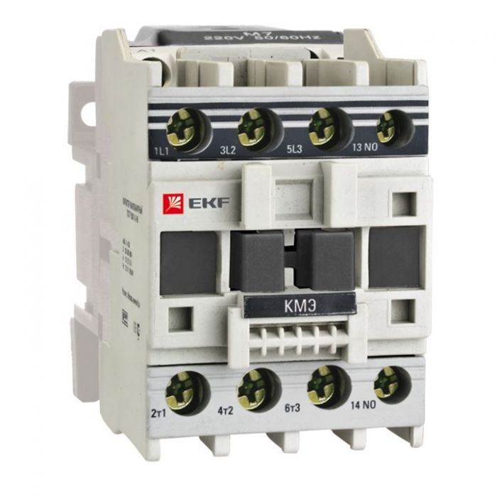 Контактор малогабаритный КМЭ 18А 220В 1NO EKF PROxima