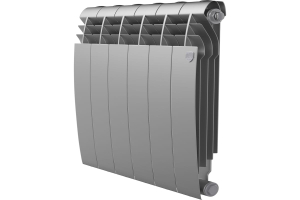 Радиатор биметаллический  Royal Thermo Biliner 500 /Silver Satin/6 секц. (Вт 170)(_1_)