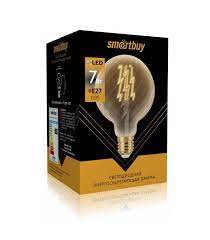 Лампа светодиодная филамент 7Вт 3000К Е27 ART Smartbuy-G95Gold(10)