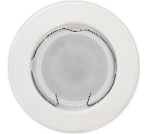Светильник встраиваемый под лампу MR16 белый выпуклый 100(__)