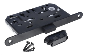 Защелка дверная магнитная Бордер, BL (черный) (30)