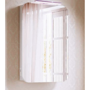 Шкаф зеркальный Monaco 55 (белый) (1)