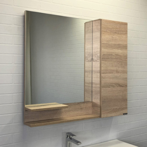 Зеркало-шкаф "Варна-90" дуб сонома (1)