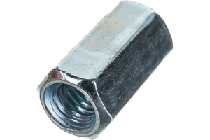 Гайка DIN6334 соединительная оцинк.  М6 (20 шт) - пакет/10