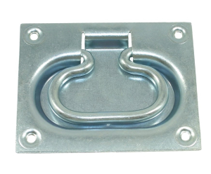 Ручка откидная 100*80 (скрытая), цинк (12)