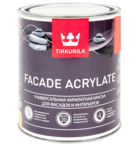 Краска фасадная Facade Acrylate C гл/мат 0,9л (6)