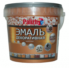 Эмаль декоративная акриловая "Palizh" 0,9кг бронза (6)