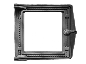 Дверка топочная ДТ-4С со стеклом "Литком" (250*280  4,5кг) (1)