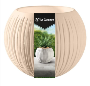Кашпо "Сфера Мини" (0,3 л.) Цв. Кремовый (Арт. КШ-4427)