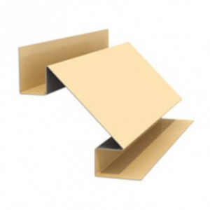 Планка угла внутреннего сложного 75х3000 (ПЭ-01-1014-0,45) слоновая кость