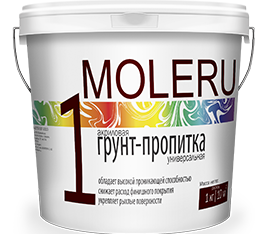 Грунтовка Moleru 1 Грунт-пропитка 10 кг канистра (1)