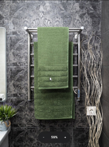 Полотенце махровое Олимп 50*90 см, болотный