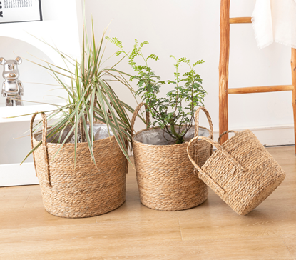 Корзина для белья Джут средний 30*27 