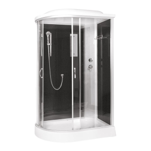 Душевая кабина ERLIT™ ER3512PR-C4,С2 (1200*800*2150) низкий поддон, правая, черная(__)