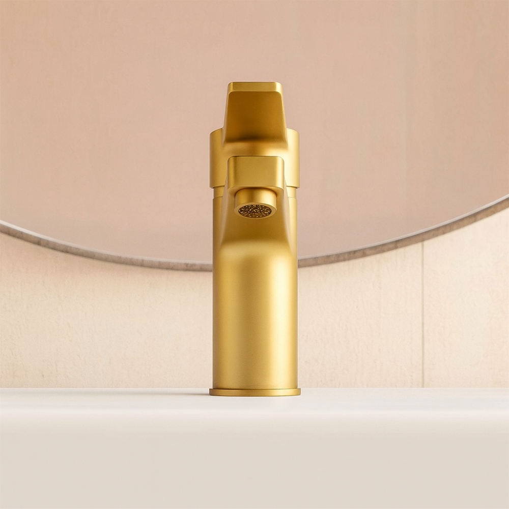 Смеситель Murano Gold для раковин, без донного клапана, арт. MR26Gold3