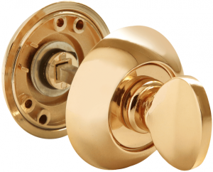 Завёртка сантехн на круг. планке RAP WC PG, золото (50)