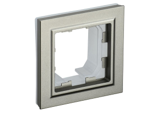 Шампань рамка 1 пост IP44 РУ-1-БрШ-44