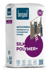 Шпатлевка 25кг Финишная  полимерная Silk Polymer+ BERGAUF (48)