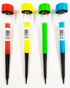 Светильник садовый Smartbuy на солнечной батарее, пластик, цветной 31 см (SBF-100-RGBY)/48(_48_)