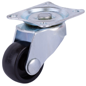 Опора колесная D-24мм, поворотная (100)