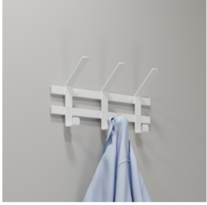 Вешалка настенная "ТОРОНТО 3" (Белый)