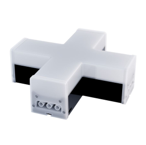 Светильник-коннектор светодиодный Х-образный 12Вт, 230В/50Гц, 1200лм, 4000К, IP40, чёрный, 181