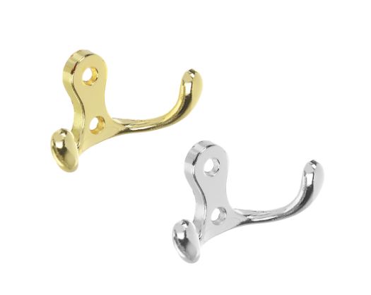Крючок 1010 CP хром, золото, металл