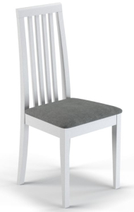 Стул Элиос белый/ нептуп грей (нептун 14)