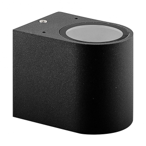 Светильник садово-парковый, 230V GU10, DH014, черный (на стену)(_40_)