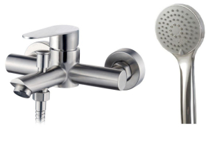 Смеситель для ванн Orlando, короткий излив, c аксессуарами, арт. OL 54(__)