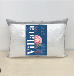 Подушка 50х70 белый Pastel VILLATA, синтепон