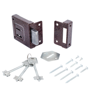 Замок накладной "Птимаш" ЗН4-1, медь (30)