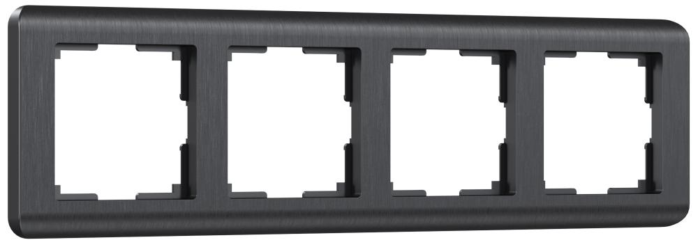 Рамка Stream Графит 4-х местная W0042104 (10)