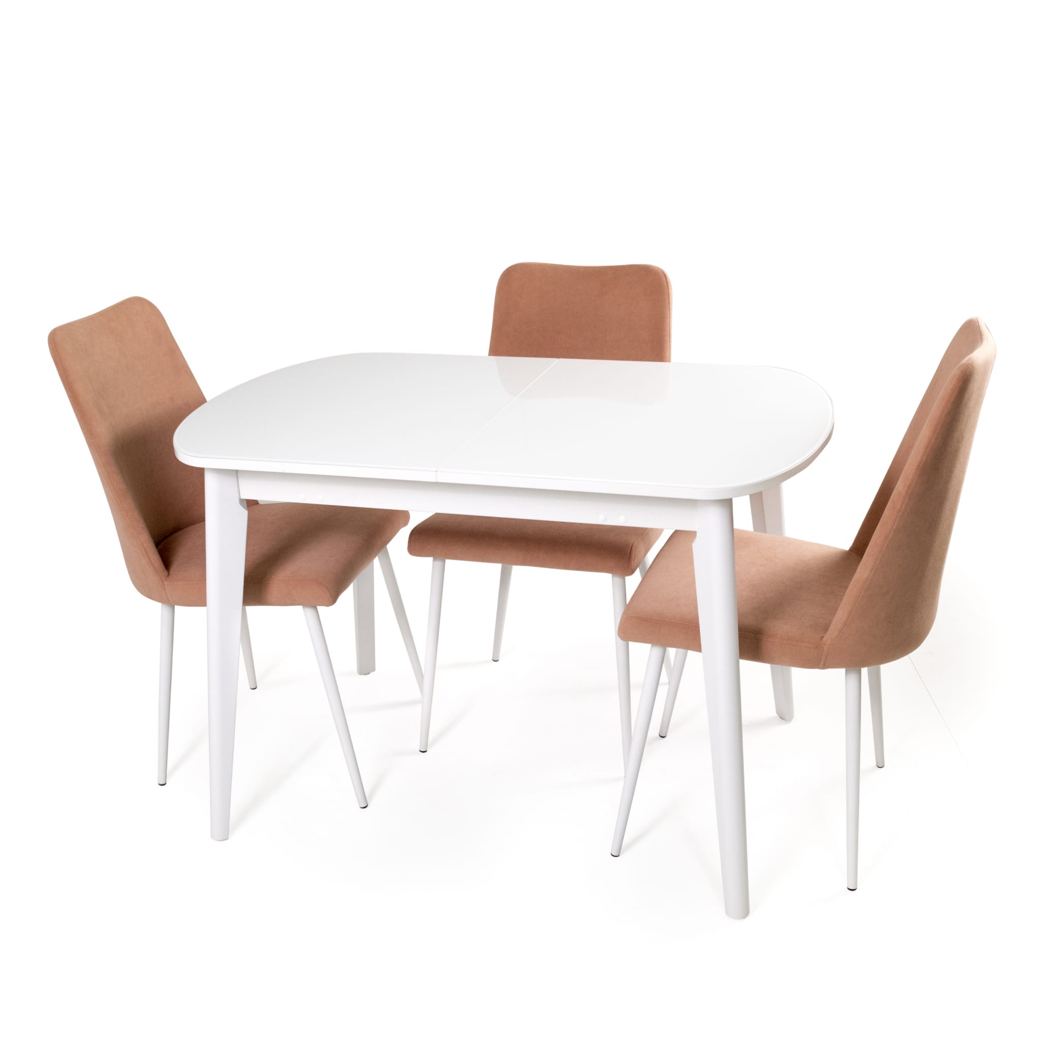 Стол Кристалл -2 1100(390)700 белый 4H-12/5 белый