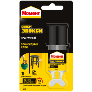 Эпоксид "Супер Эпокси" Прозр Шприц 6 мл (48)