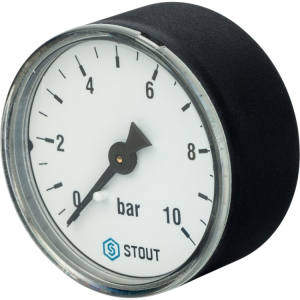 Манометр аксиальный. Корпус Dn 50 мм 1/4 , 0...10 бар, кл.2.5