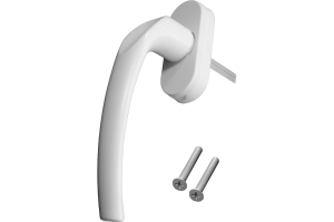 Ручка для ПВХ окон "Комфорт", белая (10)