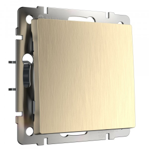 Шампань рифленый выключатель Скрытой установки 1 клав Werkel W1110010 (10)